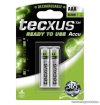 tecxus TCM 800AAA/RTU Miniceruza akkumulátor 800mAh, 2 db / csomag