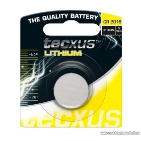 tecxus TC CR2016 3V gombelem, Litium, 10 db / csomag