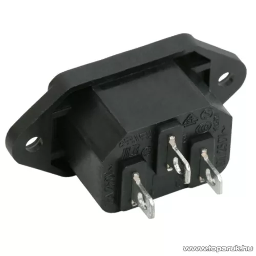 USE AC 2D 3 pólusú AC beépíthető dugó, 5 db / csomag