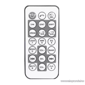   SAL voXbox VBT 1100/RD MP3/WMA lejátszó, Autórádió és zenelejátszó fejegység, Bluetooth kapcsolattal, PIROS kijelző és gombvilágítással + távirányító