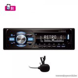   SAL voXbox VB 4000 MP3/WMA lejátszó, Bluetooth-os autórádió és zenelejátszó, fejegység + távirányító és csiptetős mikrofon