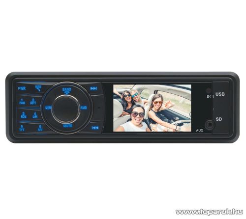 SAL voXbox VB X100 Autórádió és zenelejátszó, fejegység multifunkciós 3,0"-os LCD kijelzővel