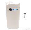 HOME PB 5600 Power bank hordozható, újratölthető, vésztöltő, univerzális külső akkumulátor + LED lámpa, 5600 mAh, fehér - megszűnt termék: 2019. október