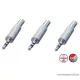 USE SK 4M JACK lengő dugó, sztereo, 3,5 mm, 3 db / csomag
