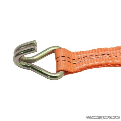 Racsnis rögzítő heveder kötéllel és akasztóval, max. 2000kg, 6 m (55833) - készlethiány