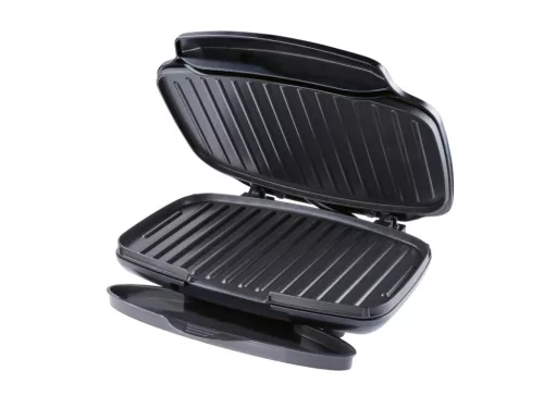 (BONTOTT / 896379) SilverCrest SKG 1000 Elektromos grillsütő, kontakt grill ILAG tapadásgátló bevonattal, fekete, 1000W