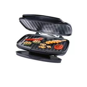   SilverCrest SKG 1000 Elektromos grillsütő, kontakt grill ILAG tapadásgátló bevonattal, fekete, 1000W