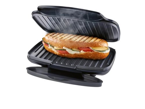 SilverCrest SKG 1000 Elektromos grillsütő, kontakt grill ILAG tapadásgátló bevonattal, fekete, 1000W