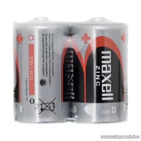 maxell Góliát elem D, R20 Zn, 1,5 V, 2 db / csomag (18713)