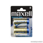   maxell Tartós góliát elem, D, LR20, Alkaline, 1,5 V, 2 db / csomag (18723)