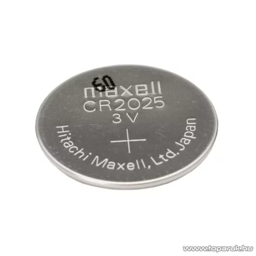 maxell CR 2025 Lítium gombelem, Li, 3 V, 5 db / csomag (18741)