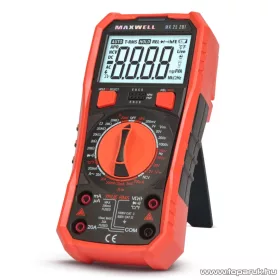   Maxwell MX-25 201 Digitális multiméter hőmérséklet méréssel, TRUE RMS funkcióval (25201)