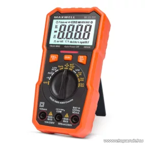   Maxwell MX-25 222 Digitális multiméter elem teszterrel, munkalámpa funkcióval (25222)