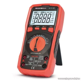   Maxwell MX-25 303 Digitális multiméter hőmérséklet méréssel, TRUE RMS (25303)