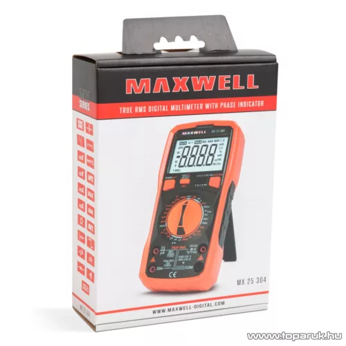 Maxwell MX-25 304 Digitális multiméter induktivitás méréssel (25304)
