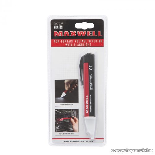maxwell MV-25 818 Érintés nélküli feszültség detektor - LED lámpával (25818)