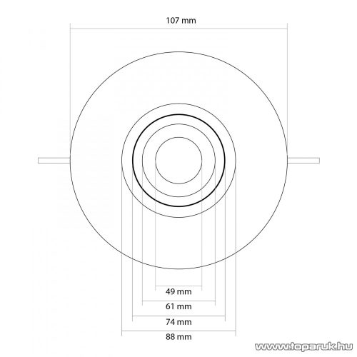 MNC Szervizpille 33358 és 33359 Dome-hoz (33592)