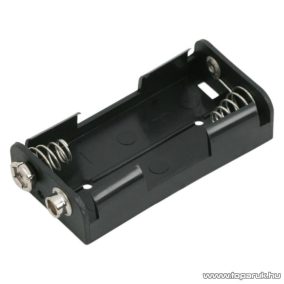   neXus Műanyag elemtartó, 2 db AA ceruzaelemhez, 10 db / csomag (05342)