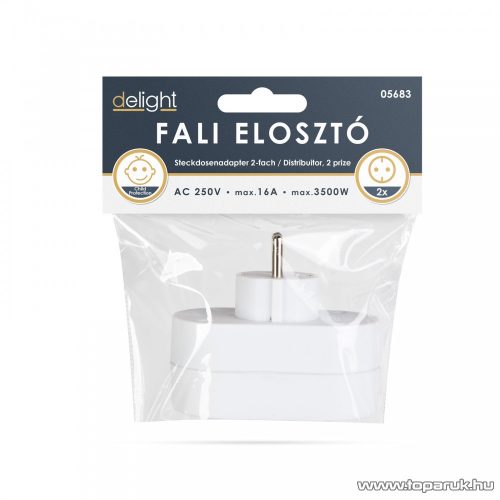 neXus 2-es fali elosztó, 250V, 16A (05683)