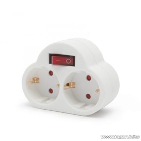 delight 2 -es fali elosztó kapcsolóval, 250V, 16A (05684)