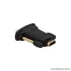 Delight DVI / HDMI átalakító, HDMI aljzat - DVI dugó, aranyozott (05740)