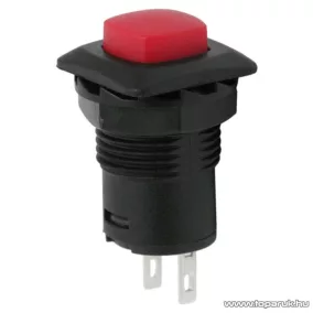   Nyomógomb, 1 áramkör, 1,5A-250V, OFF-(ON), 5 db / csomag (09039)
