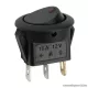 Billenő kapcsoló, 1 áramkör, 16A-12VDC, OFF-ON, piros LED-el, 5 db / csomag (09042PI)