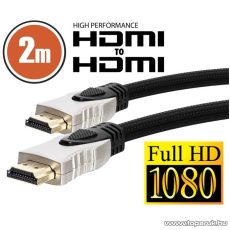 neXus Professzionális HDMI kábel, 2 m, aranyozott csatlakozóval, bliszterrel (20346)