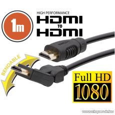 neXus Professzionális HDMI kábel, 1 m, hajlítható csatlakozóval, bliszterrel (20396) - megszűnt termék: 2015. november