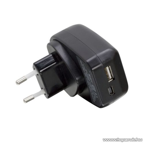 neXus Kapcsolóüzemű hálózati adapter, USB és miniUSB aljzattal (55039) - készlethiány