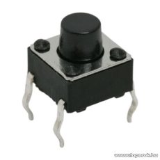 Mikrokapcsoló, 1 áramkör, 0,05A-12V, DC, OFF-(ON), 20 db / csomag (09001)