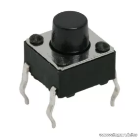   Mikrokapcsoló, 1 áramkör, 0,05A-12V, DC, ON-(OFF), 20 db / csomag (09002)