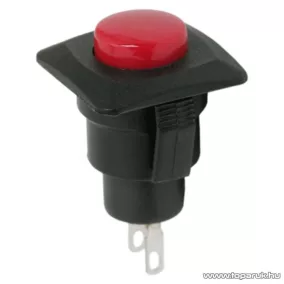   Nyomógomb, 1 áramkör, 1,5A-250V, OFF-(ON), 10 db / csomag (09038)
