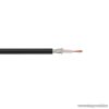 Koax kábel, RG 58, 50 ohm, fekete, 100 m/tekercs (20008)