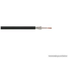 Koax kábel, RG 58, 50 ohm, fekete 500 m/fadob (20010)