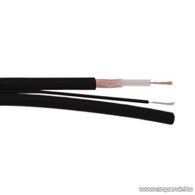   Hi-Fi vezeték, árnyékolt, 2 x (14 x 0,14 mm2), 100 m/papírdob (20020)