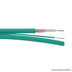   Hi-Fi vezeték, árnyékolt, 2 x (14 x 0,14 mm2), 100 m/papírdob (20023)