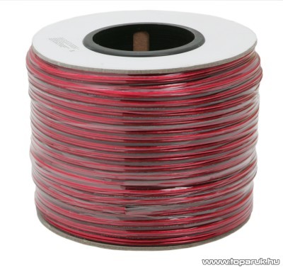 Hangszóró vezeték, 2 x 1,00 mm2, 100 m/papírdob (20024)