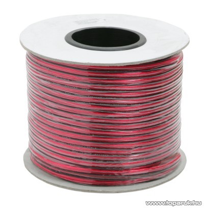 Hangszóró vezeték, 2 x 1,50 mm2, 100 m/papírdob (20027)