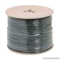   Koax kábel, RG 59, B/U Cu, 75 ohm, fekete, 500 m/fadob (20045)