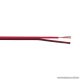 Hangszóró vezeték, 2 x 0,35 mm2, 100 m/papírdob (20081)