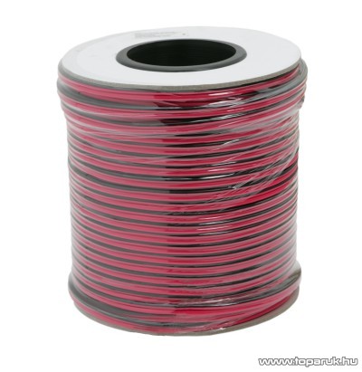 Hangszóró vezeték, 2 x 1,50 mm2, 100 m/papírdob (20085)