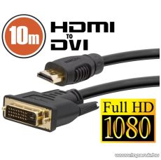 delight DVI-D / HDMI kábel, 10 m, aranyozott csatlakozóval (20383) - megszűnt termék: 2016. november