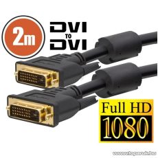 neXus Dual-link DVI kábel, 2 m, aranyozott csatlakozóval (20390)
