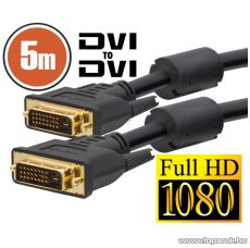 neXus Dual-link DVI kábel, 5 m, aranyozott csatlakozóval (20392)