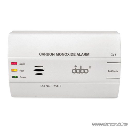 Global C11 Elemes szénmonoxid érzékelő, CO riasztó, 10 év élettartam