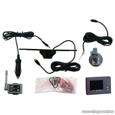 Global RVC-3000 Vezeték nélküli tolató kamera 2,4" színes monitorral