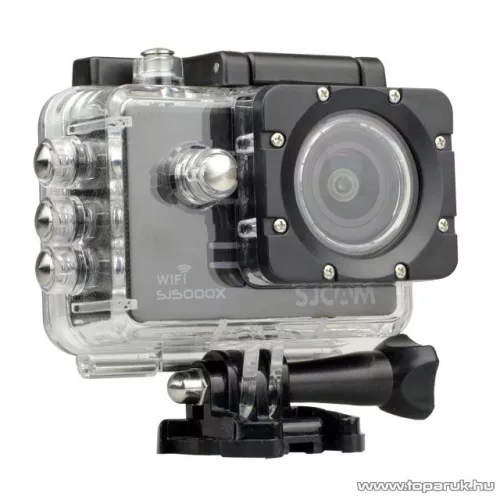 SJCAM SJ5000X ELITE WiFi sportkamera (4K-s kalandkamera) vízálló házzal, fekete