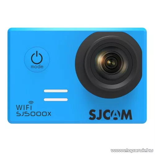 SJCAM SJ5000X ELITE WiFi sportkamera (4K-s kalandkamera) vízálló házzal, kék