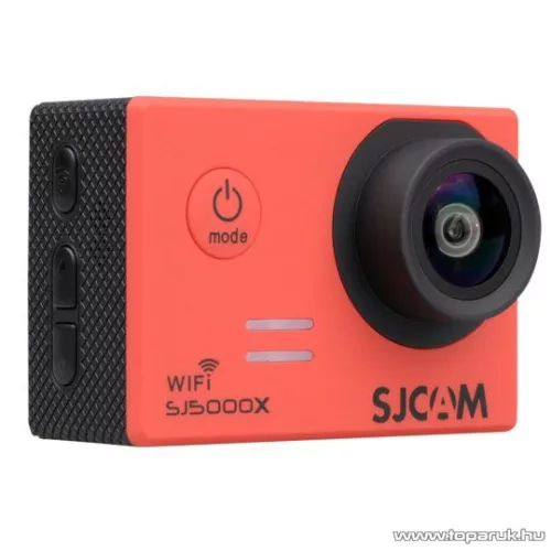 SJCAM SJ5000X ELITE WiFi sportkamera (4K-s kalandkamera) vízálló házzal, piros